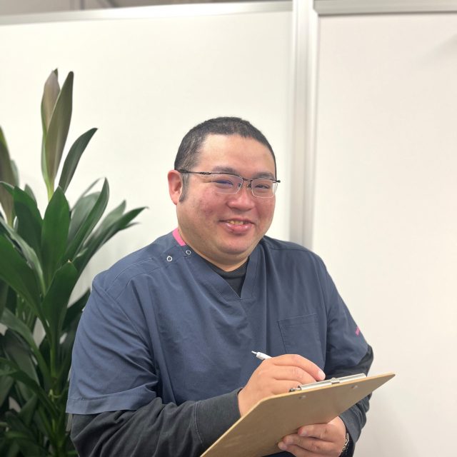 施術中の写真